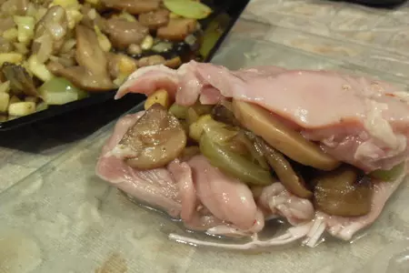 Фаршированная курица: шаг 5