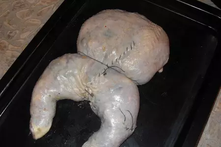 Фаршированная курица: шаг 9