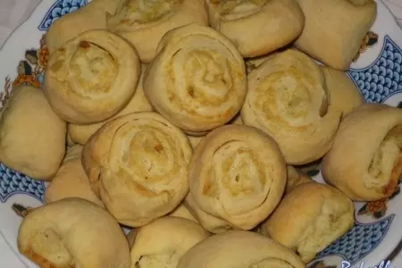 Пирожки-рулетики с картошкой: шаг 1