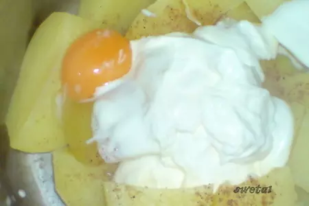Мясо с грибами под картофельной "шапкой": шаг 6