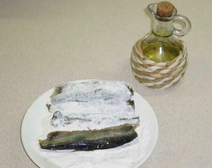 Рыбный бочонок с грибами: шаг 5