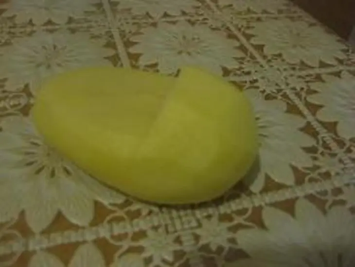"лапти" из картофеля с грибочками и баклажанами: шаг 1