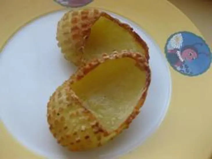 "лапти" из картофеля с грибочками и баклажанами: шаг 4
