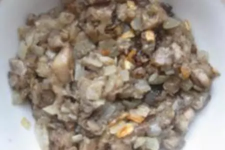 "лапти" из картофеля с грибочками и баклажанами: шаг 6