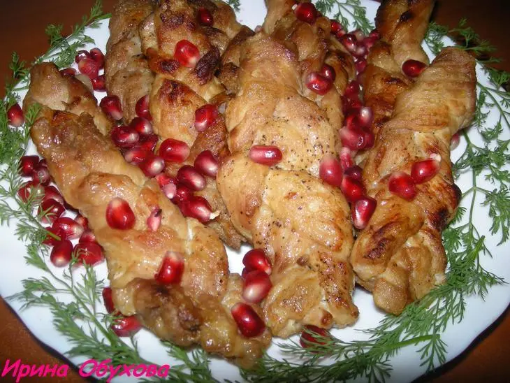 Мясо "косичка": шаг 4
