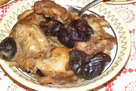 Рёбрышки с черносливом: шаг 1