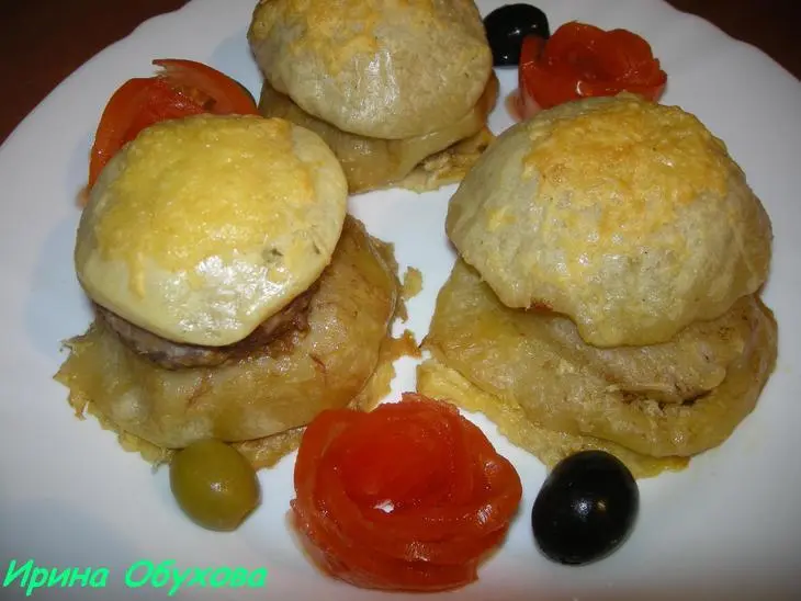 Мясные башенки: шаг 7
