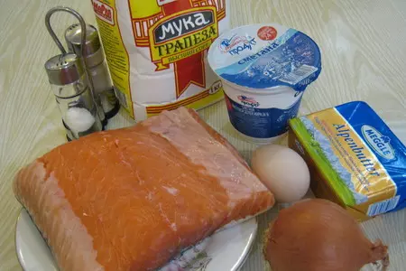 Кибинай с рыбой.: шаг 1
