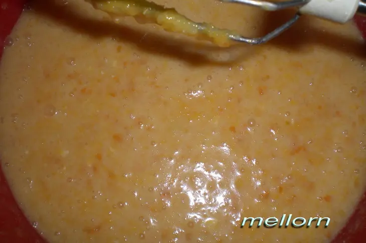 Мандариновые кексы в шоколадной глазури: шаг 4