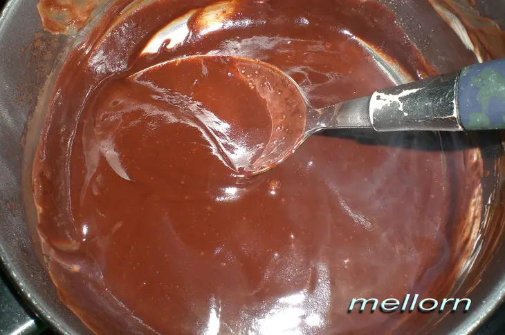 Мандариновые кексы в шоколадной глазури: шаг 7