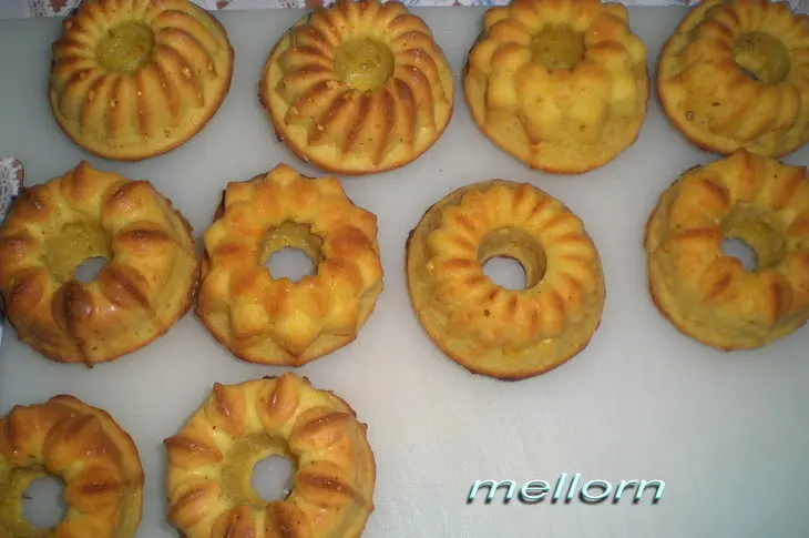 Мандариновые кексы в шоколадной глазури: шаг 8