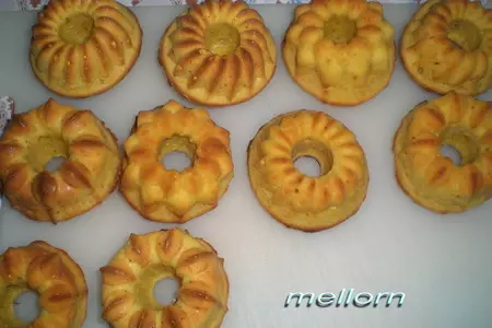 Мандариновые кексы в шоколадной глазури: шаг 8