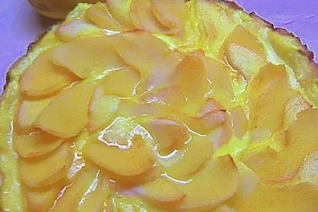 Пирог с заварным кремом, айвой и грушей для тех, кому не хватает «солнца».: шаг 8