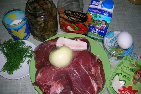 Венгерская токань с творожно-укропными клецками: шаг 1
