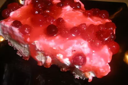 Клюквенный  десерт: шаг 6