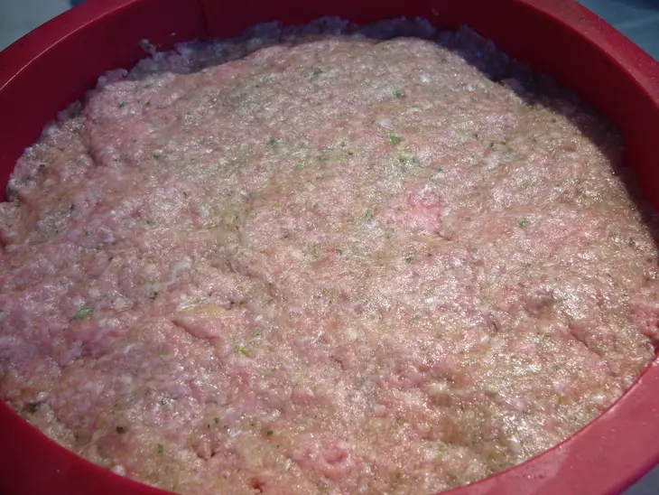 Картофельно-мясной торт "перевертыш": шаг 2