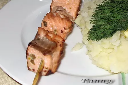 Лосось в кленовом сиропе на гриле: шаг 5
