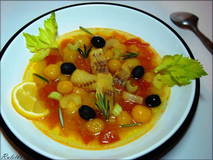 Средиземноморский рыбный суп.: шаг 11