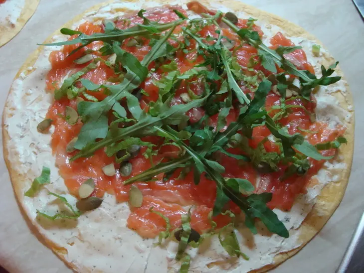 Ролы из мексиканских, сырных tortillas: шаг 5