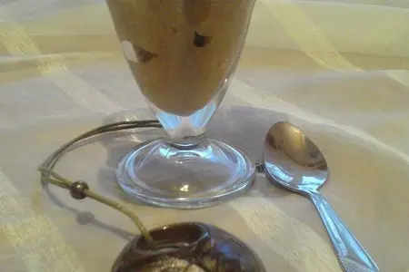 Крем капучино с кусочками печенья: шаг 4