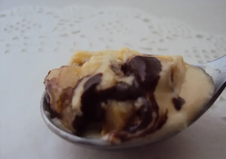Ореховое парфе с гранатовым соусом (walnut parfait with pomegranate sauce): шаг 9