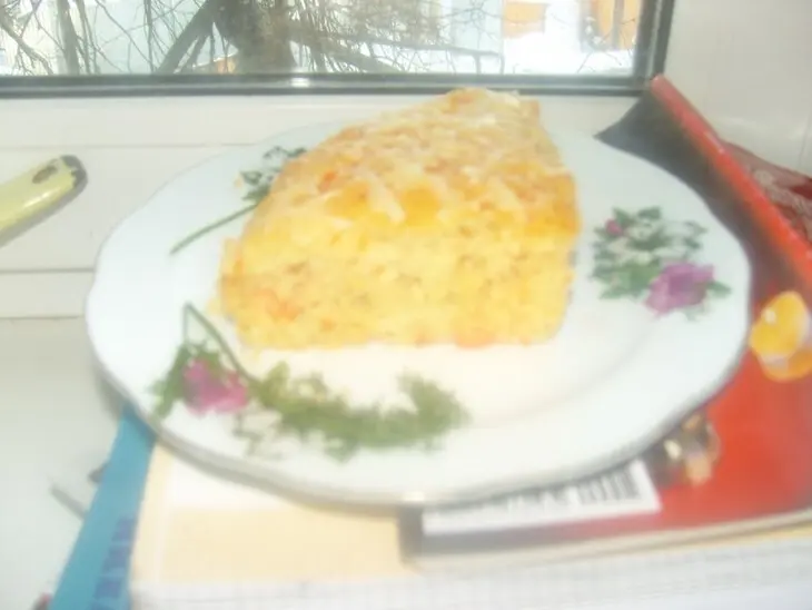 Пирог с рыбой: шаг 7