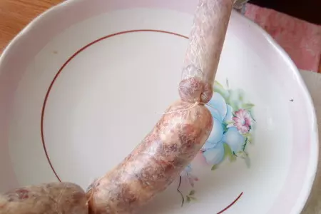 Колбаса домашняя в аэрогриле: шаг 3