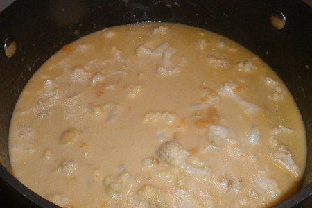 Суп-пюре из цветной капусты и сладкого картофеля: шаг 4