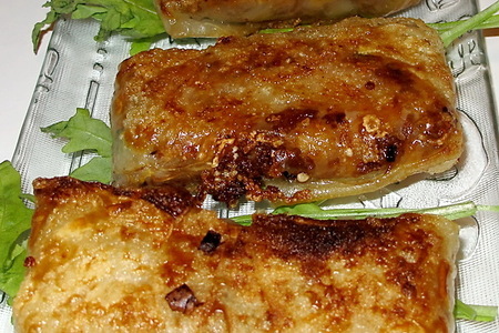 Рисовые роллы с креветками и свининой: шаг 11