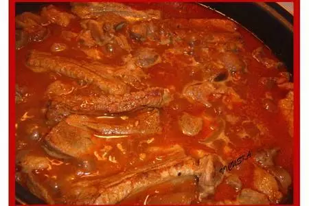 Свиные ребрышки с квашеной капустой по венгерски—toros káposzta: шаг 5