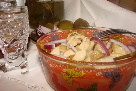 Белые грибы соленые (квашенные).: шаг 3