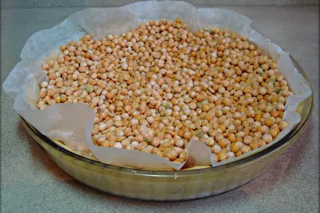 Сочный песочный киш с луком-пореем и сыром.: шаг 13