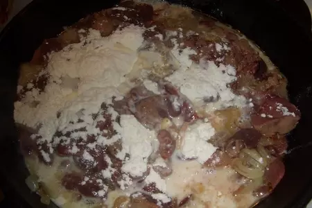 Запеканка из макарон,сыра и печени: шаг 3