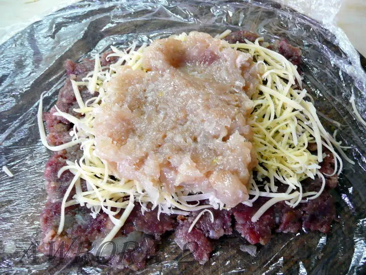 Мясные пальчики " глаз орла": шаг 2