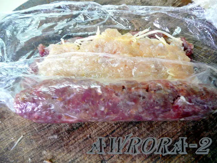 Мясные пальчики " глаз орла": шаг 4