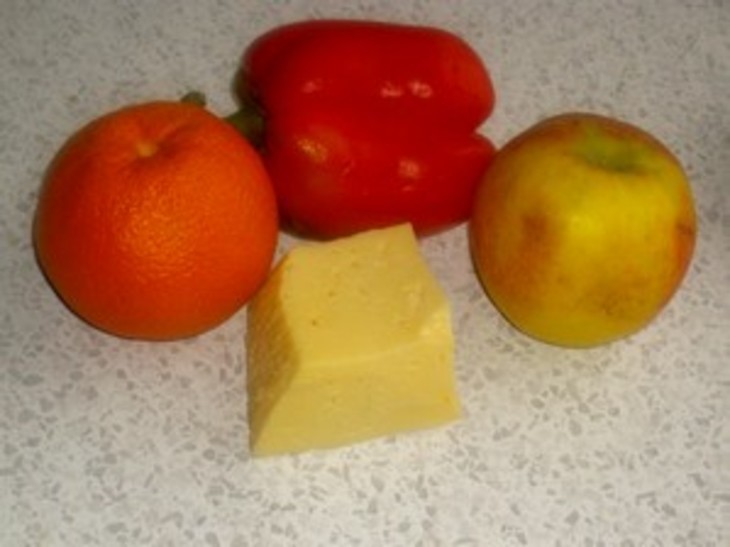 Грибной салат с апельсинами: шаг 1
