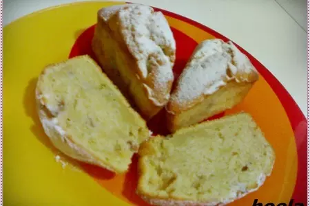 Кексы с маскарпоне и плавленым сырком.: шаг 8