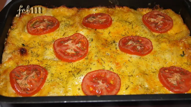 Лазанья с беконом и грибами: шаг 4