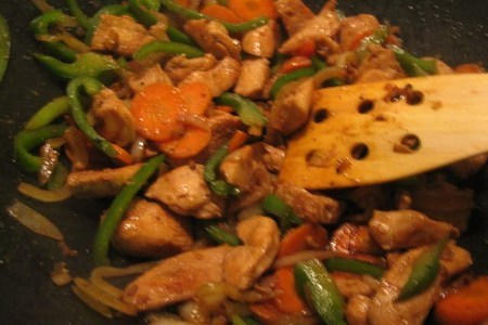 Курица по-китайски в кисло-сладком соусе: шаг 9