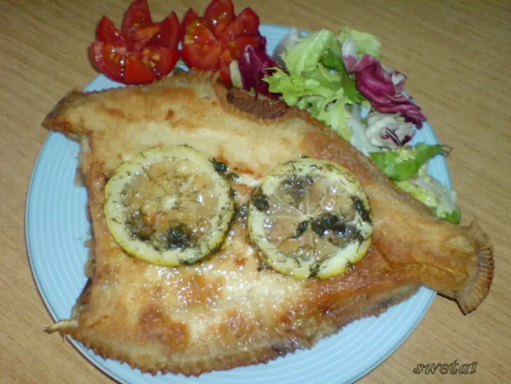 Камбала под лимонно-укропным маслом,так просто и так вкусно...: шаг 8