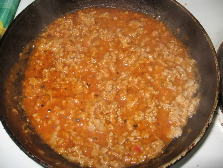 Чимичанга с мясом: шаг 1