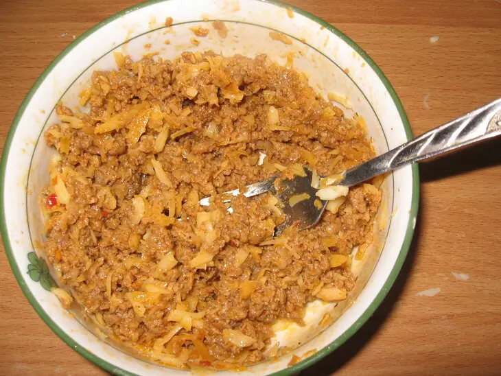 Чимичанга с мясом: шаг 3