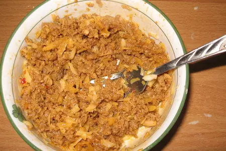 Чимичанга с мясом: шаг 3