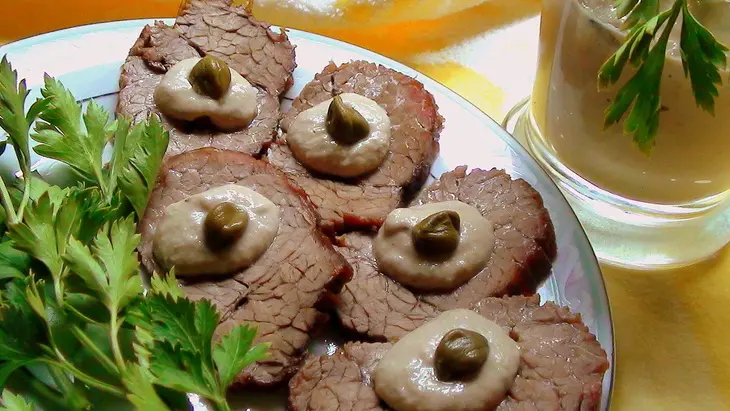Запеченная говядина с соусом тоннато: шаг 6