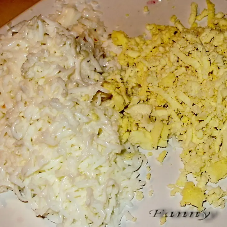 Русская селедка в японской "шубке": шаг 3