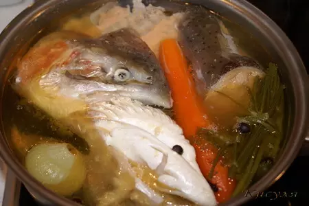 Заливное из красной рыбы: шаг 3