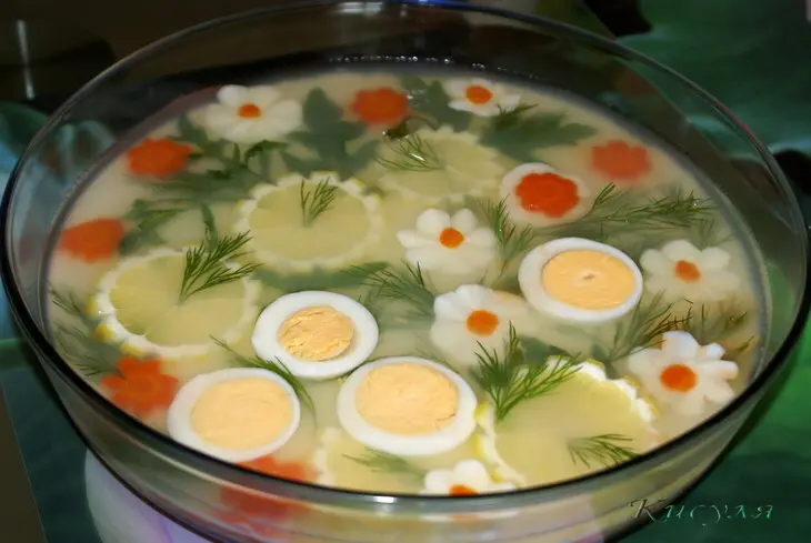 Заливное из красной рыбы: шаг 7