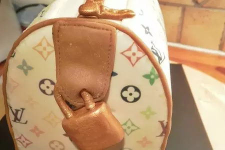 Шоколадный масляный бисквит+ торт-сумка  louis vuitton: шаг 26