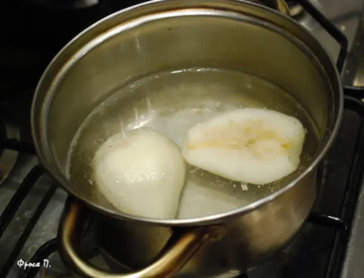 Сырный десерт с грушами: шаг 1