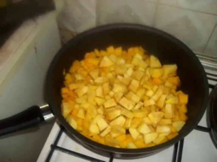Булгур с айвой и тыквой для поста: шаг 3